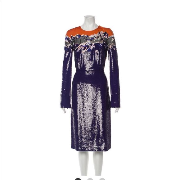 Emilio Pucci Sequined Silk-chiffon Mini Dress - Picture 10 of 16